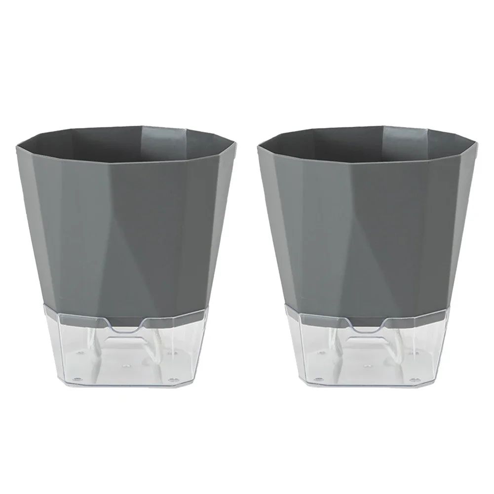 

Flower Pot Set Automatic Watering System Window Gardens Plant Display 13.5*12.5*8CM Water Reservoir Flower Pots