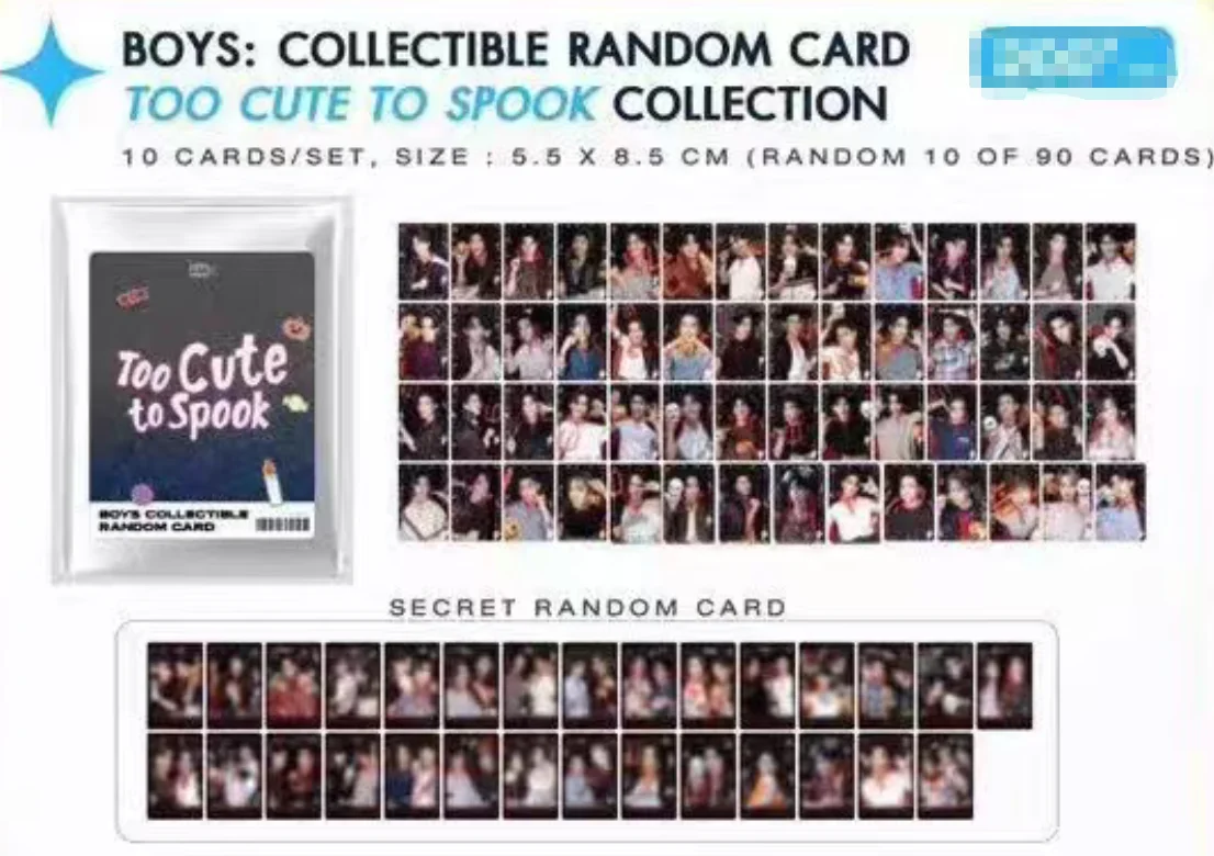 

GMM October Book Fair Photocards pack random pohtocard Too cute to spook taynew offgun Jimmysea Firsthaotung official Pre sale