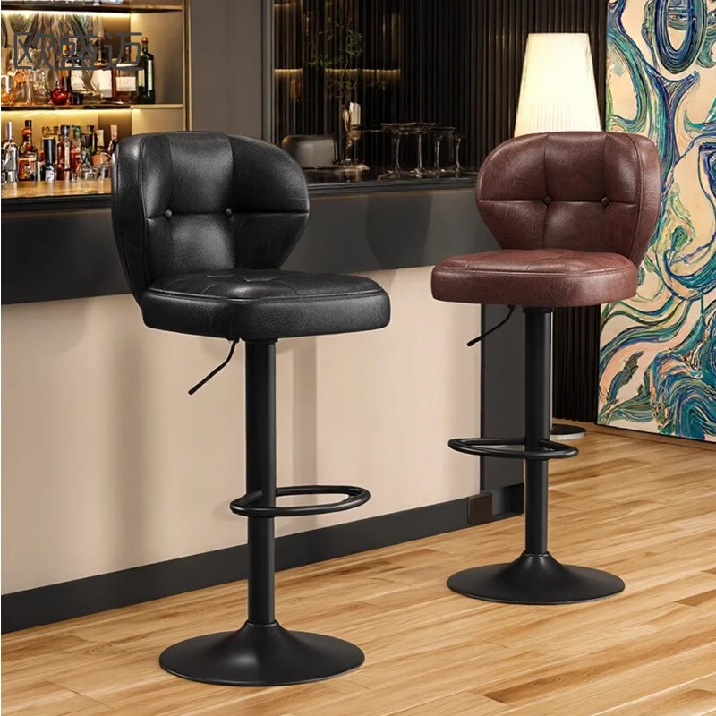 

Barber Modern Barstools Gaming Comfortable Relaxing Bar Stools Adjustable Rocking Sillas Para Comedor Lounge Suite Furniture