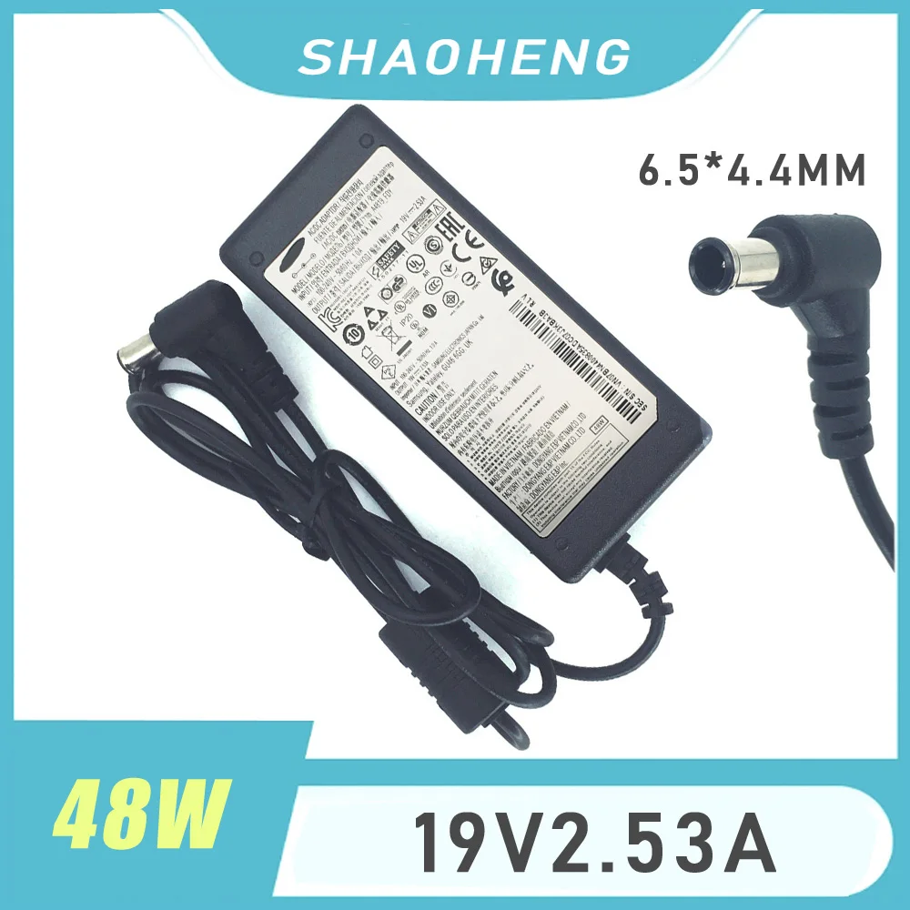 Adaptador de corriente alterna genuino de 19V, 2,53a, para Samsung UN32J4000AF UN32J5003AF UN22H5000 A4819-FDY UN32J, cargador de TV para Monitor de 32 pulgadas