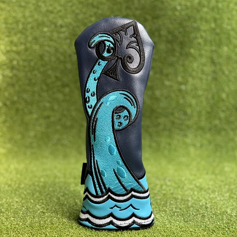 Golfschläger-Schutzhülle mit Wellendesign – Golfzubehör, staubdichtes und langlebiges Material, schützt den Kugelkopf