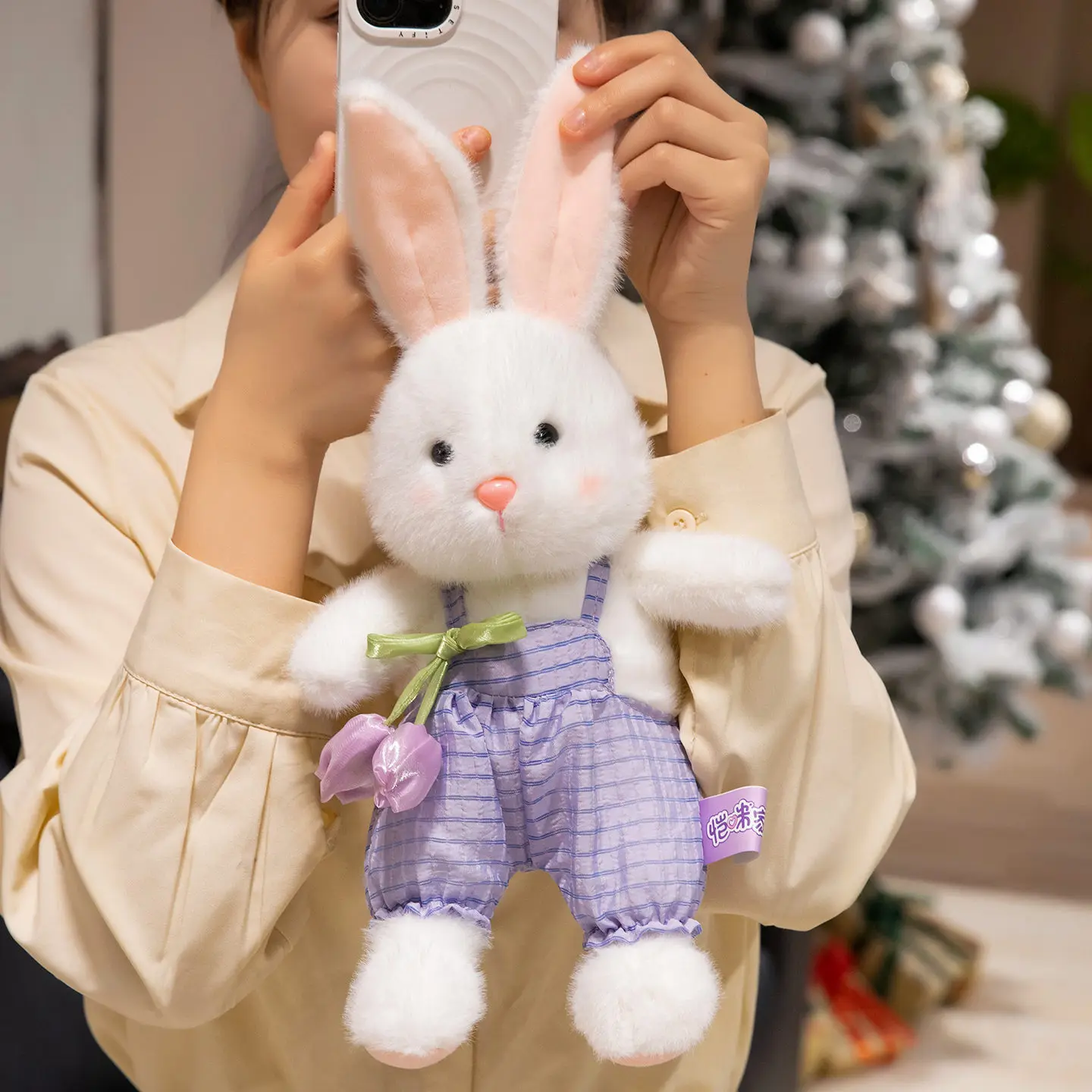 35-70 Cm Kawaii Tulp Bloemblaadje Konijn Knuffel Leuke Knuffels Bunny Knuffels Pop Kussen Zacht Kinderen speelgoed Voor Meisjes Room Decor