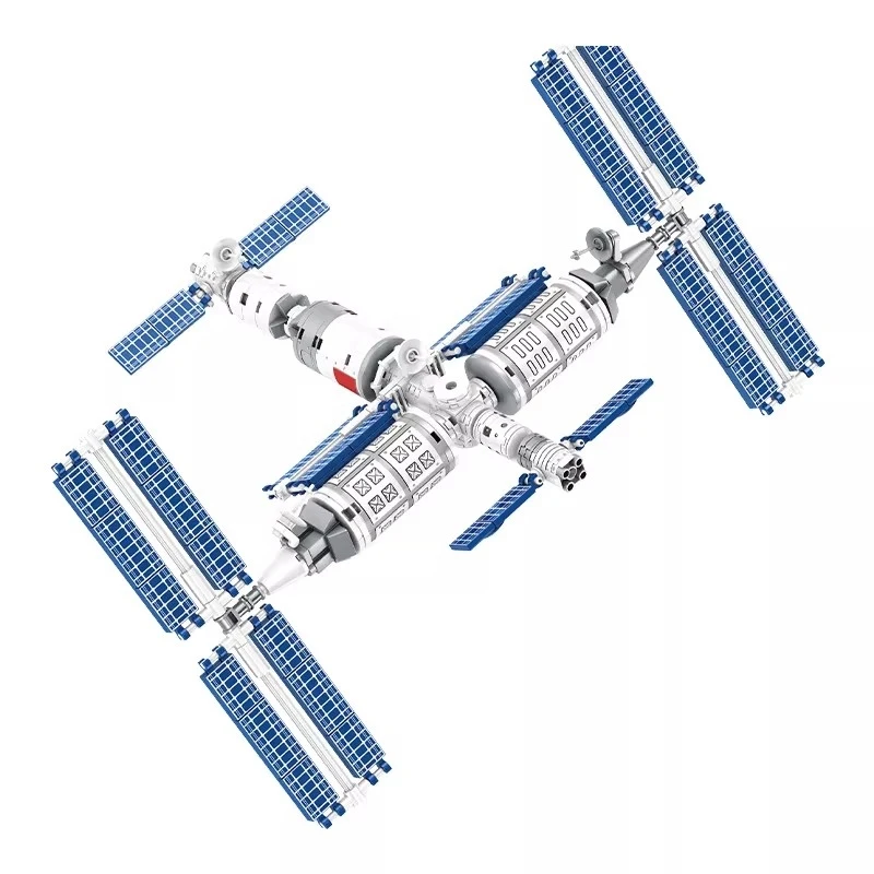 

SEMBO Manned Space Station Model Building Blocks, DIY Educational Assembly Toy, Puzzle for Kids