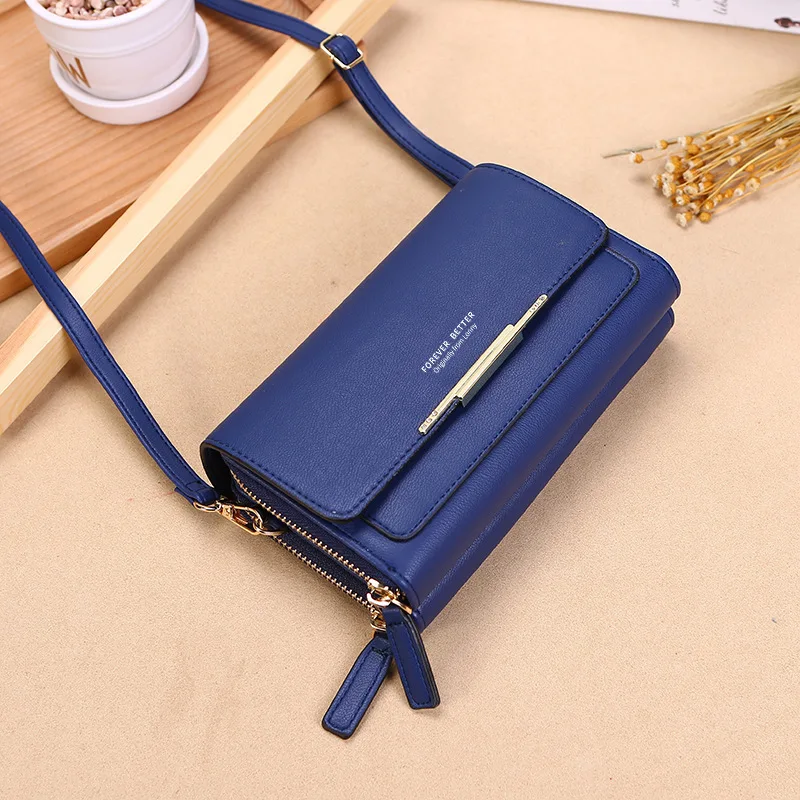 New Ladies' Wallet With Large Capacity And Multifunctional Shoulder Bag Medium To Long Crossbody Bag Hand-held Coin Purse