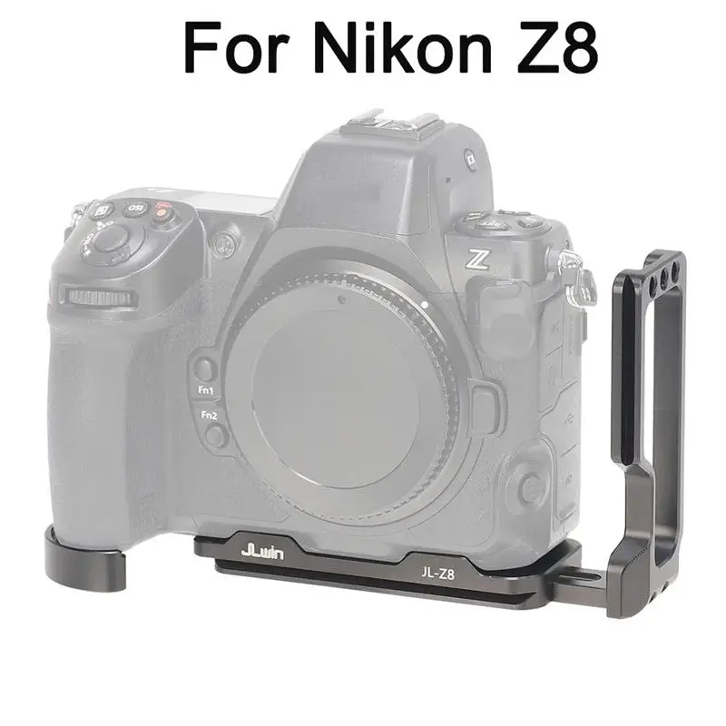 L Plate for Nikon Z8 Camera Quick Release Plate Stabilizer Vertical Racket Handle Metal L Plate Holder Hand Grip Tripod Bracket