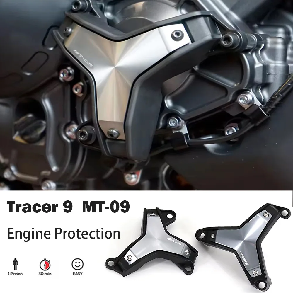 

For Yamaha Tracer 9 GT MT-09 MT09 TRACER 9 2021- New Motorcycle Parts Side Sliders Engine Guard Protection Crash Pads
