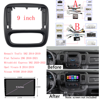 Car Radio Fascias Harness Connector For Renault Trafic X82 Fiat Talento 296 Mitsubishi Express X82 Opel Vivaro B Nissan NV300