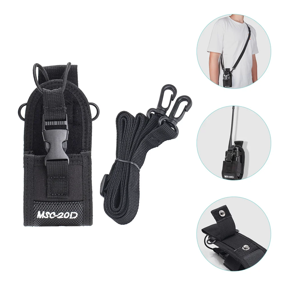 

Radio Radios Msc20d Pouch Nylon Case Bracket Walkie Talkies Holder Work