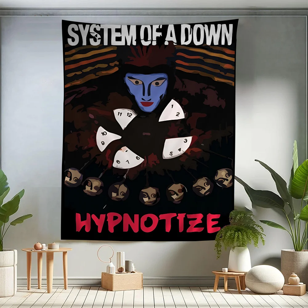 

System Of A Down Chart Tapestry Art Science Fiction Room Home Decor Cheap Hippie Wall Hanging