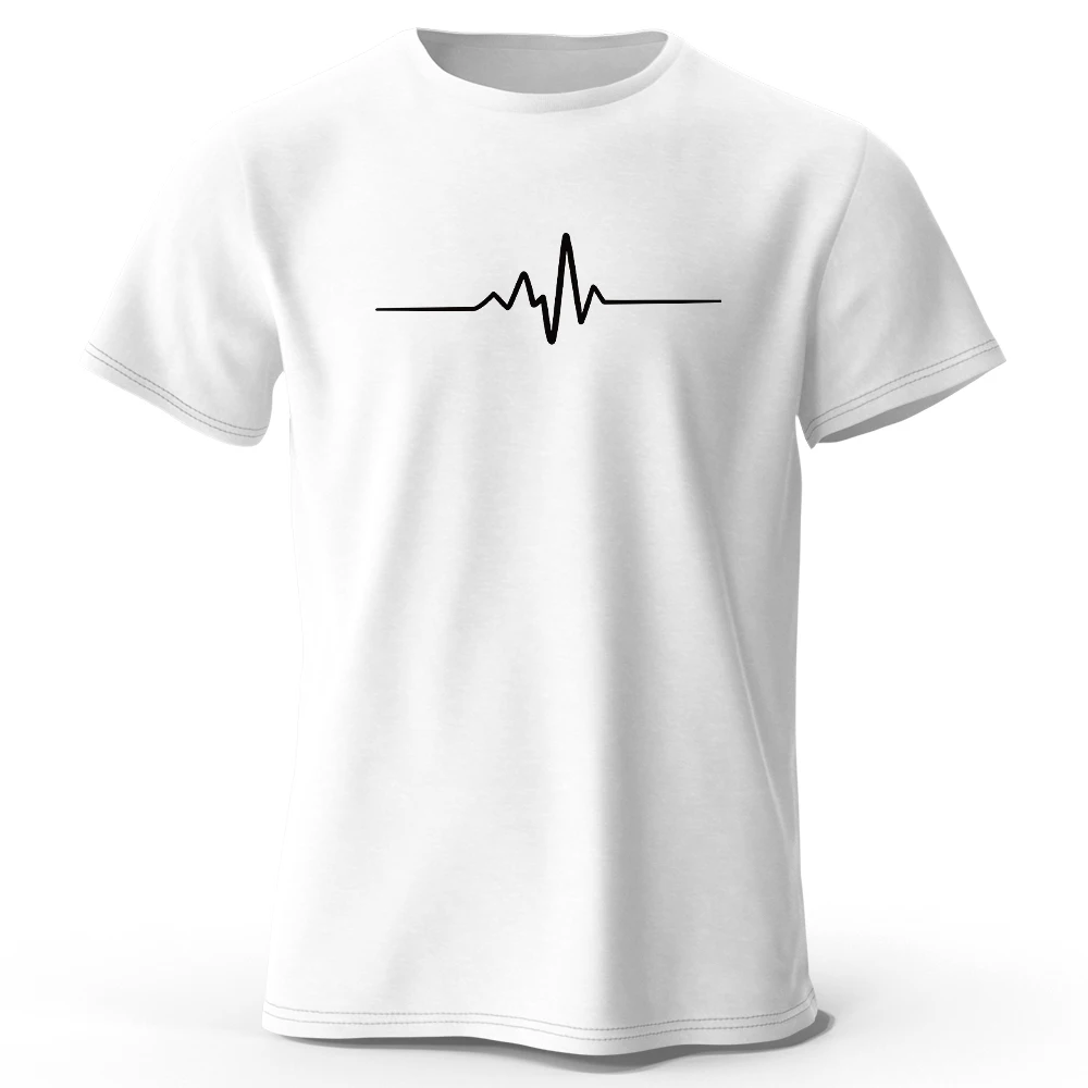 Men's Minimalist Line Art Printed T-Shirt 100% Cotton Oversized Modern Graphic Tees for Women Summer Tops Streetwear