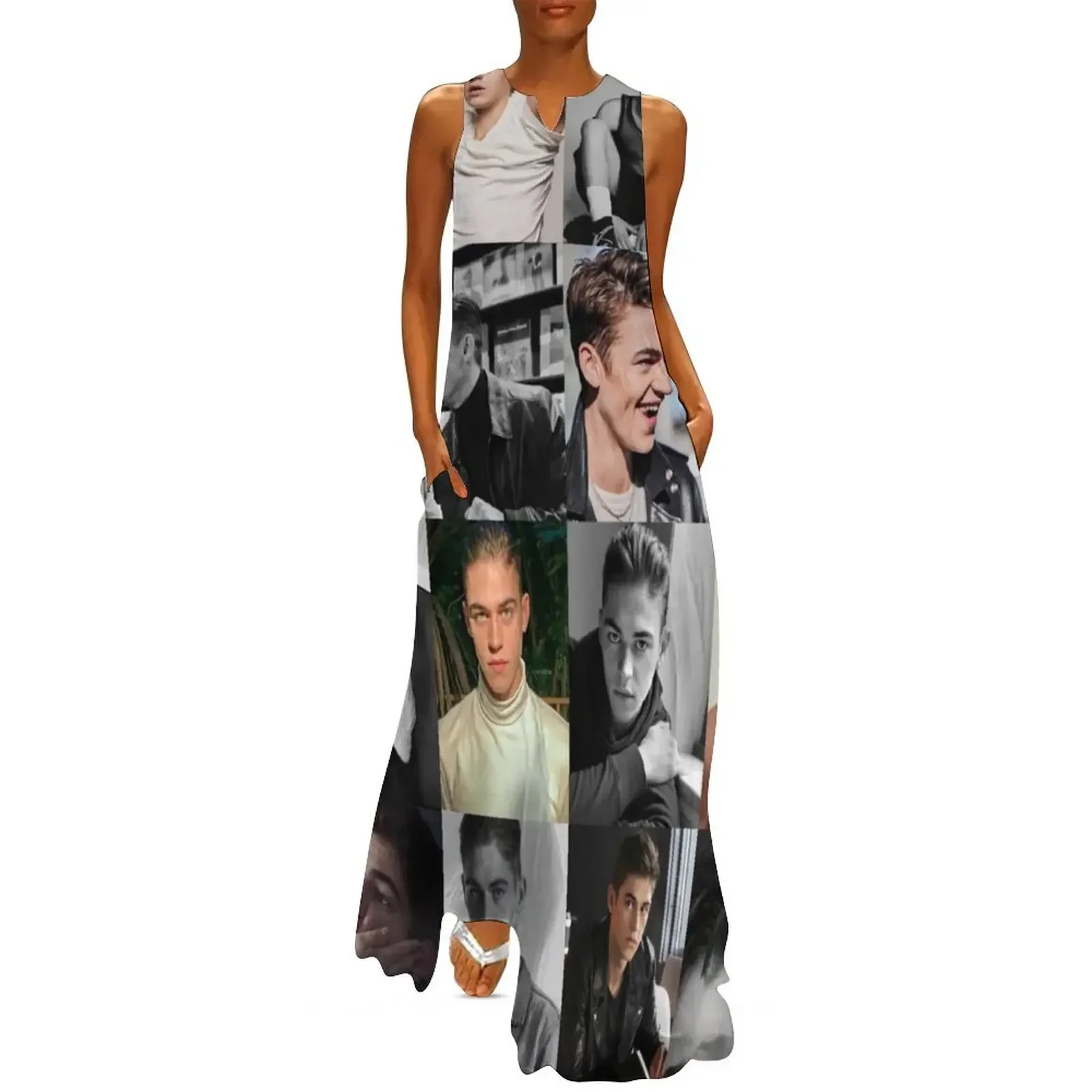 

hero fiennes tiffin Long Dress loose summer dress evening dresses women Dress for girls