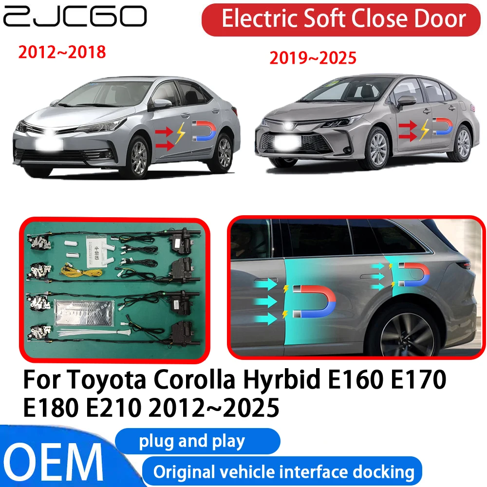 

for Toyota Corolla Hyrbid E160 E170 E180 E210 2012-2025 Automatic Electric Soft Close Door Closer System OEM Plug and Play