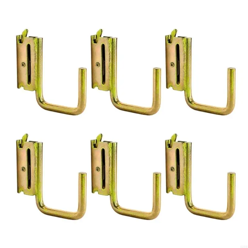 

6pcs Universal E Track J Hooks for Various Truck Models Ensuring Iron Track Guard Security Across Vehicles H9EE