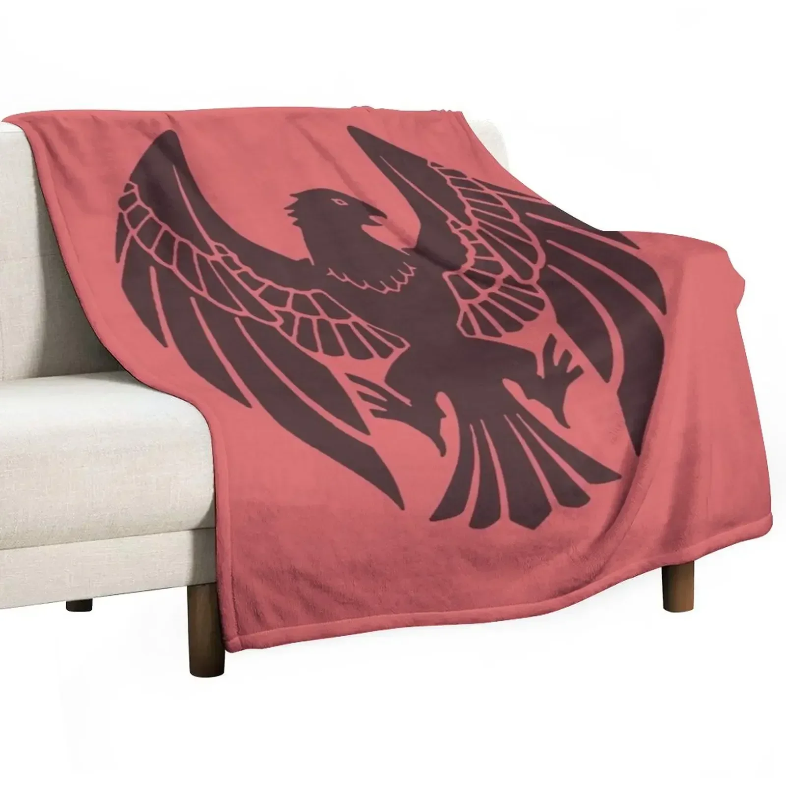 

Fire Emblem: Three Houses - Black Eagles Emblem [Colored] Throw Blanket Large Decorative Throw Blankets