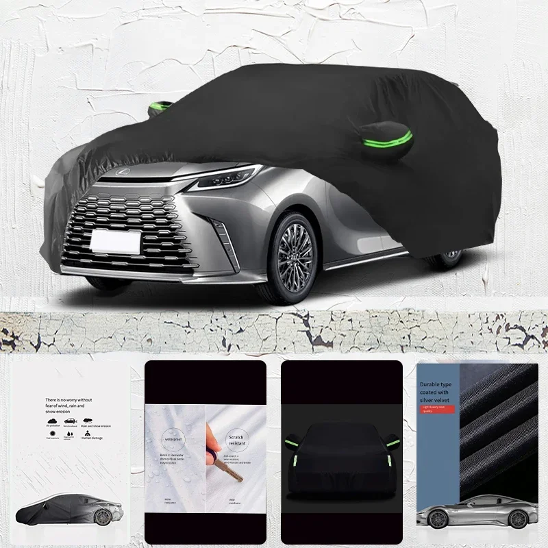 

For Lexus LM Anti-UV Sun Shade Rain Snow Resistant Dustproof Black cover Car umbrella Full Car Cover Outdoor Protection