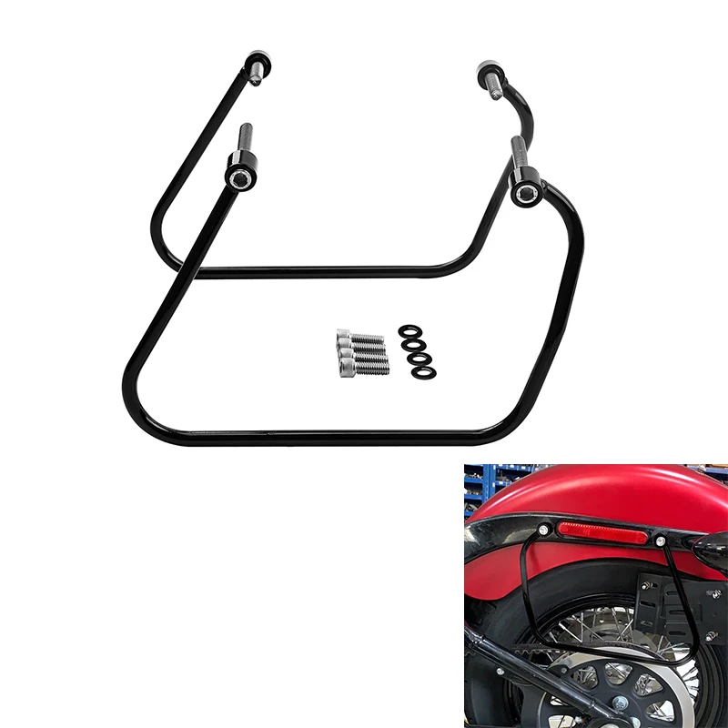 

Saddlebag Support Bracket Fit For Harley Softail Slim FLSL 2018-2021 Street Bob FXBB 2018-2020 FXBBS 2021-2025 FXST 2020-2025