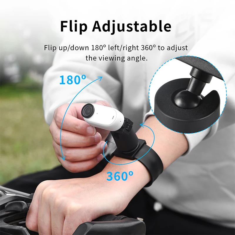 Pulsera magnética para Insta360 Go3/GO 3S, cuerda para muñeca con rotación de 360 grados, pulsera de silicona para enganchar a mano, accesorio para cámara de pulgar