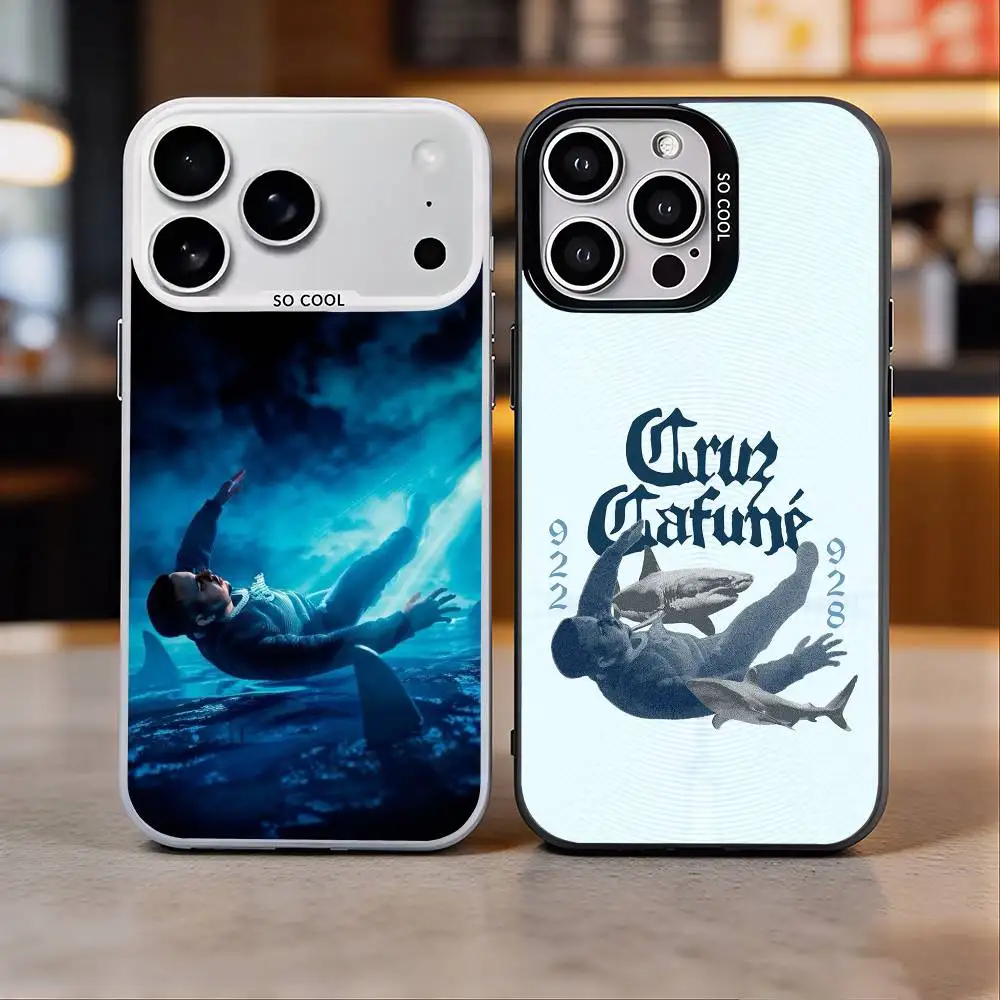 Singer Cruz Cafune   Phone Case For iPhone 17, 16,15,14,13,12,11 Plus,Pro Max, Colorful Silver Funda Cover