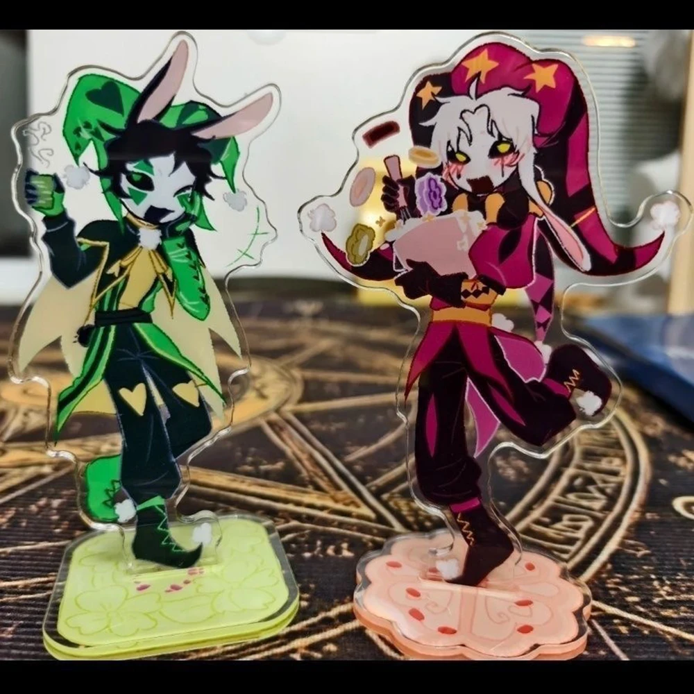 Game The Freak Circus Pierrot Cosplay Stand Acrylic Standing Plate Funny Figure Desktop Decoration Halloween Props