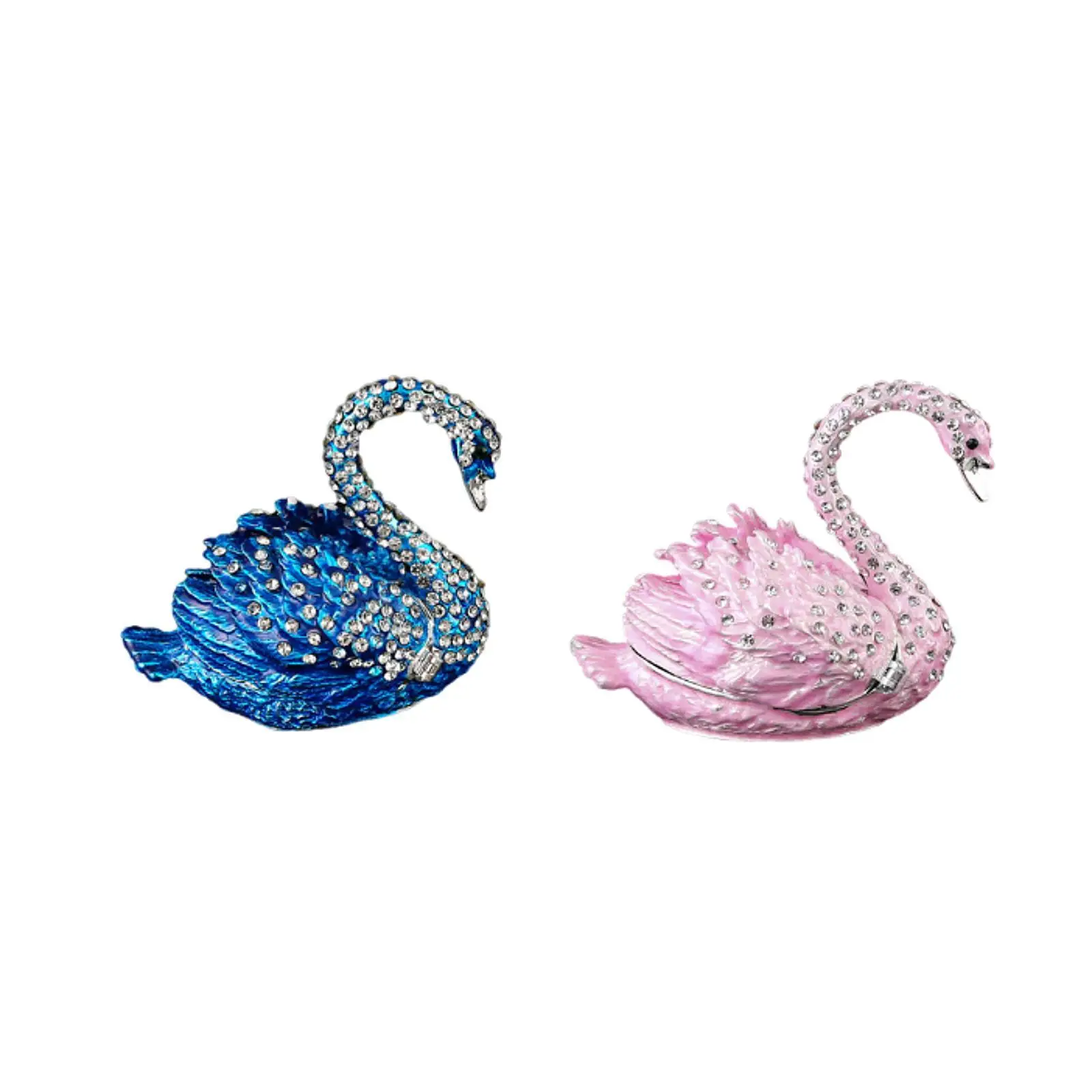 

Маленькая шкатулка для безделушек, эмалированная шкатулка для драгоценностей, декоративная витрина, футляр для подарков, органайзер для ювелирных изделий для домашней вечеринки, свадебные центральные элементы