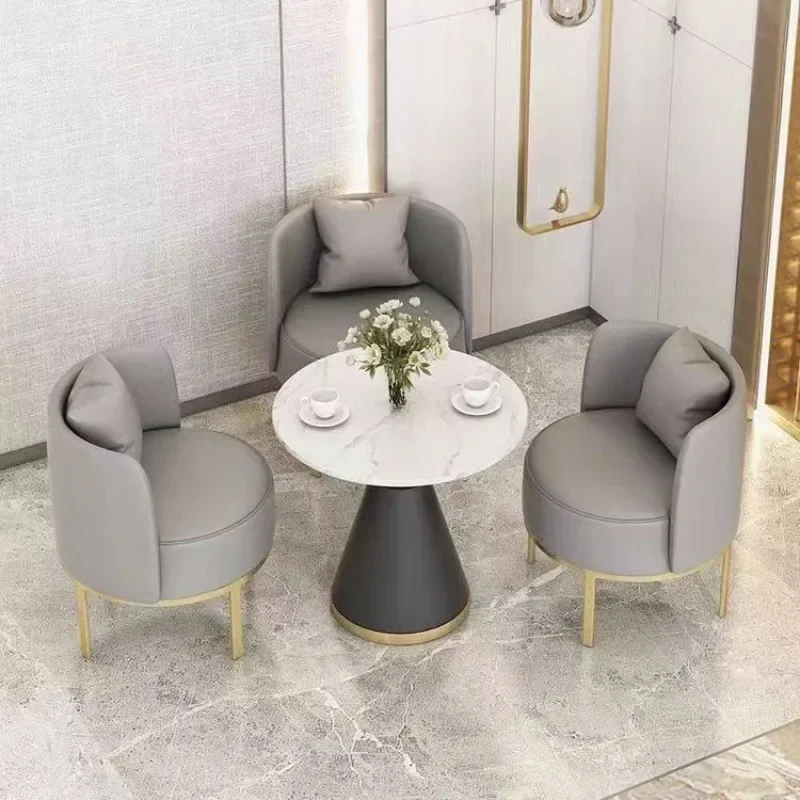 Reception of guests commercial small round table