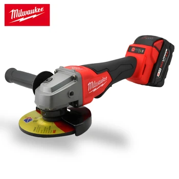 ミルウォーキー M18 バッテリー 125 ミリメートル M14 ブラシレスアングルグラインダー研磨切断機コードレス電気アングルグラインダー電動工具