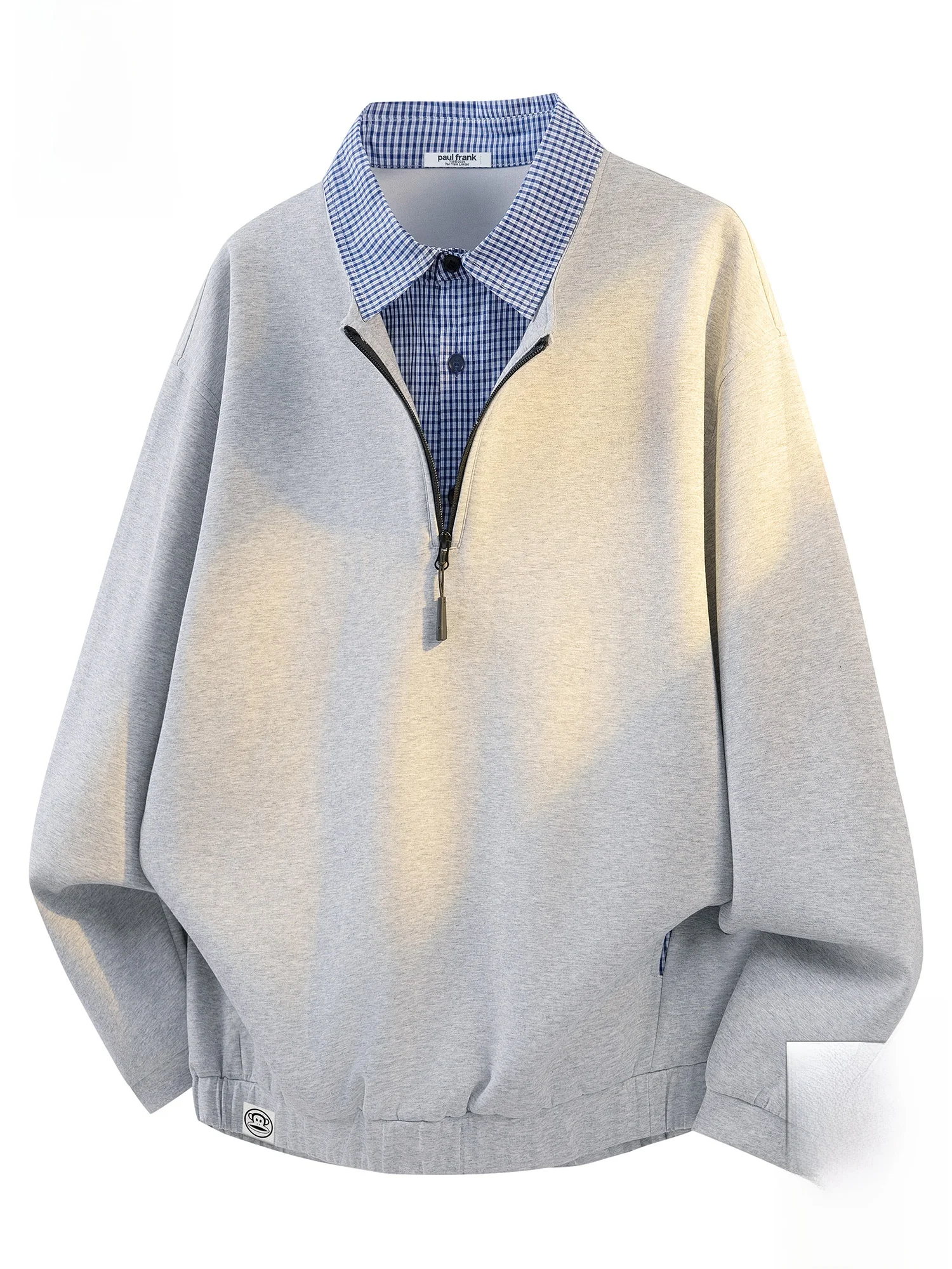 

Мужская толстовка Paul Frank с воротником-стойкой на молнии, свободного кроя, повседневная, весенняя, модная, брендовая, удобная, с длинными рукавами, молодежная, из полиэстера