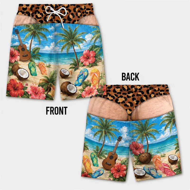Summer Vacation Clothing Men - شورت سباحة رجالي مضحك لفصل الصيف،