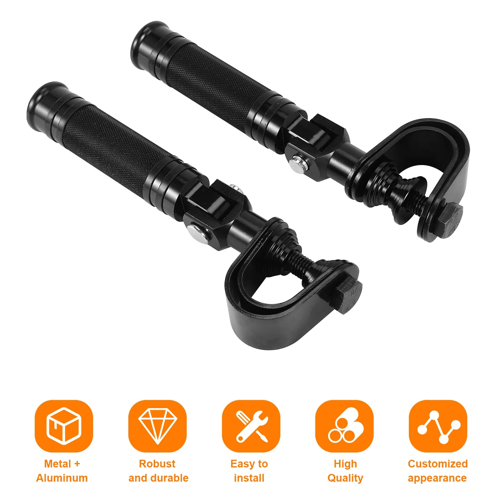 

Efficientt-1Pair Motorcycle Highway Engine Guard Crash Bar Foot Pegs For Honda Yamaha Suzuki Kawasaki Motorcycle Accessories Foo