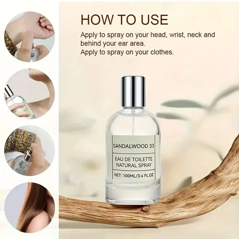 عطر LeLabo Santal No.33 - Eau De Parfum مستوحى من Santal 33 كولونيا طويلة الأمد للرجال والنساء 100 مل 3.4 أونصة أفضل الهدايا