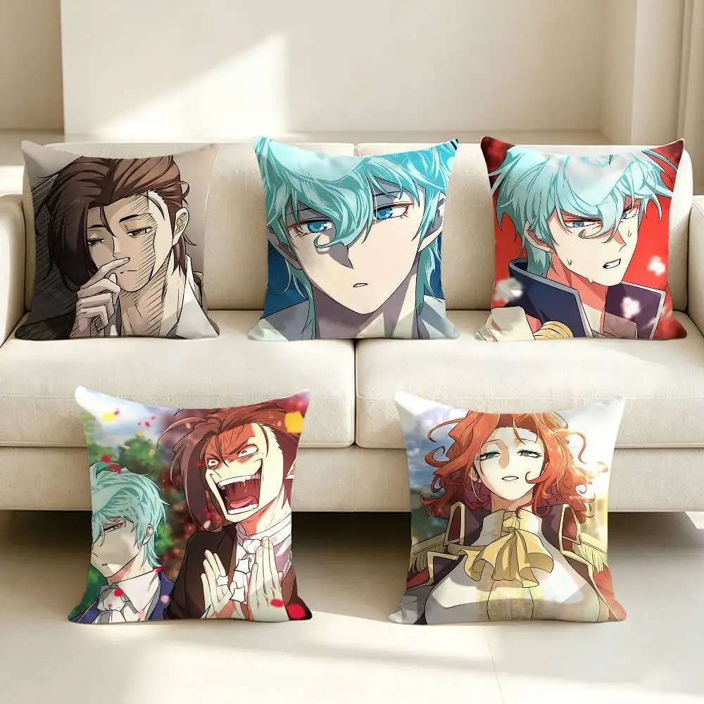 E-Estate D-Developer Manhwa Lloyd  Square Sofa Pillow Cover Solid Color Living Room Home Decor Cushion Case