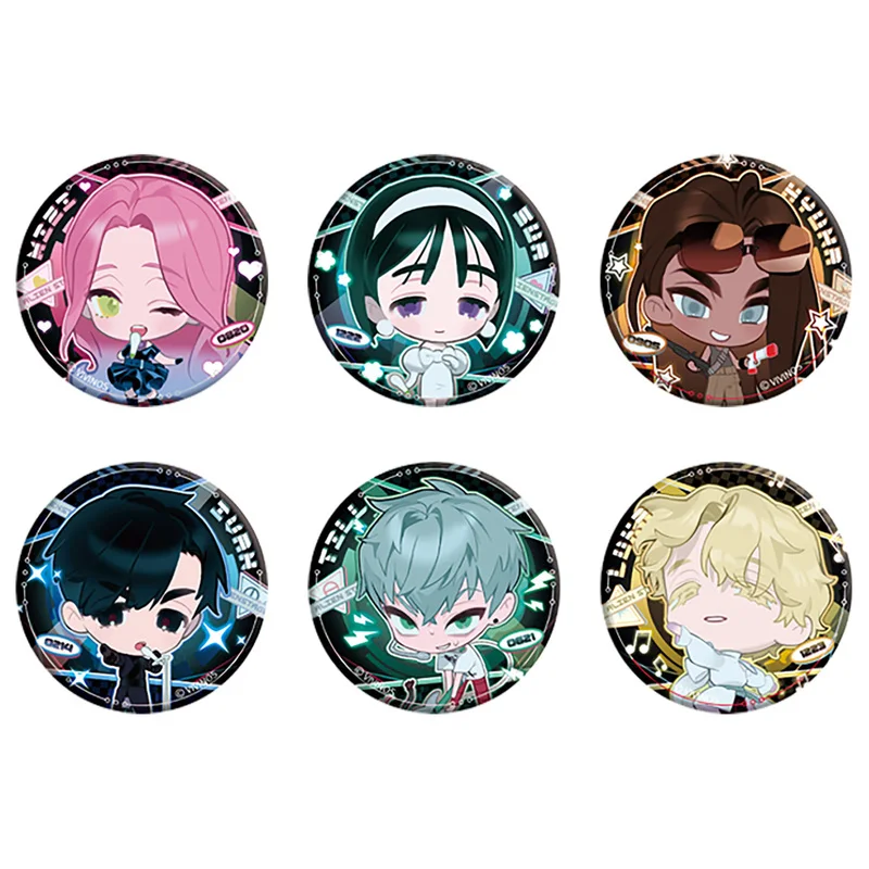 [Op voorraad] Nieuwe verkoop Alien Stage Sd-serie Badge Blind Box Mizi Luka Sua Hyuna tot opstaan sticker Karakterkaartstijl Fan Gift