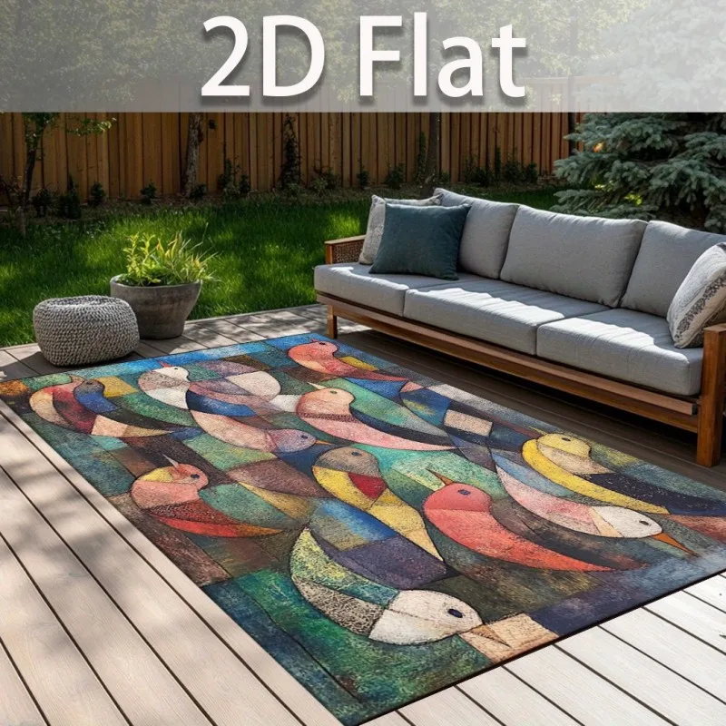 Purple Floral Carpet Living Room Large Rug Vintage Flower Area Rugs Boho Bedroom Decor Sofa Floor Mat Home Entryway