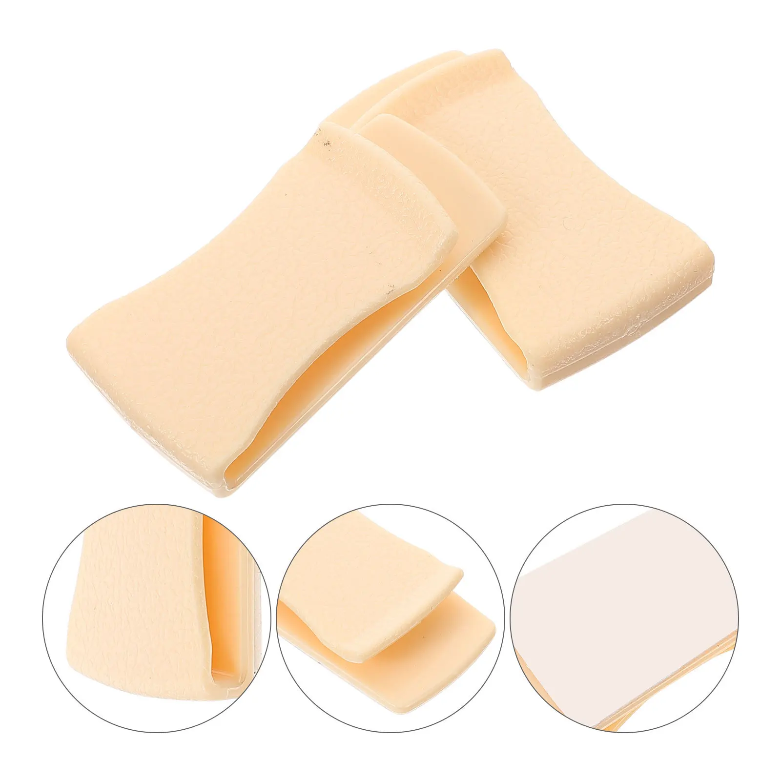 1 par de ganchos para carro, clipe de cartão multifuncional, cabide de bolsa durável para interiores automotivos, clipe de cartão para carro