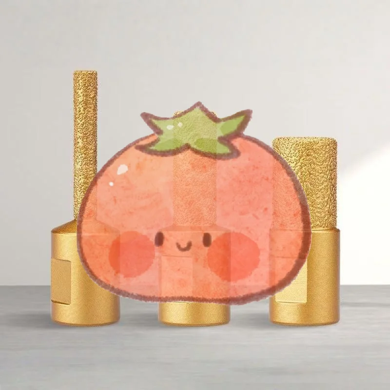 1 قطعة عرقوب مستديرة فراغ ملحومة لدغ ، رأس طحن دوار عالي الجودة لتقليم الحواف والحز لطاحونة الزوايا #1