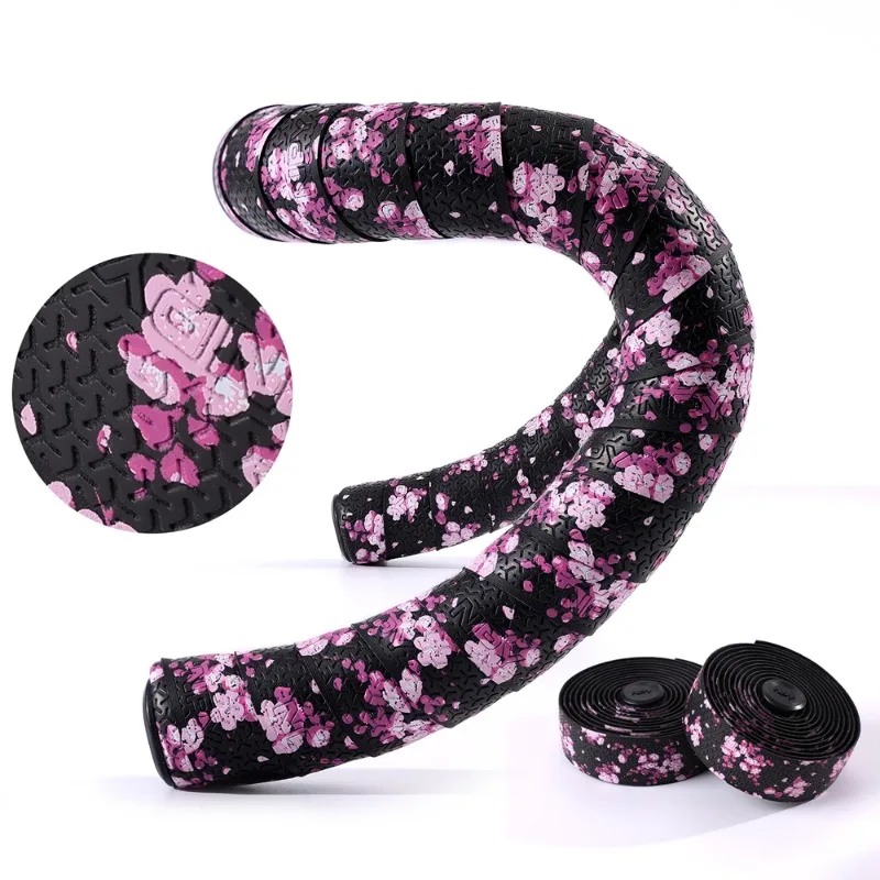 AliExpress NPY Bicycle Cherry Blossom Handlebar Tape Second Generation Road Bicycle Handlebar Riding Handlebar Strap Rubber Straps Bicycle