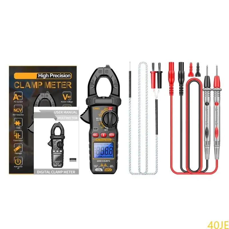 

40JE High Accuracy Digital Clamp Meter Easy to Use for Electrical Parameters Detection