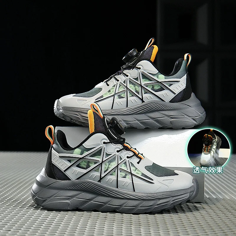 

Children's Sports Shoes, Boys' Shoes, Summer Breathable Single Mesh NewNon-slip and Wear-resistant Basketball Shoes