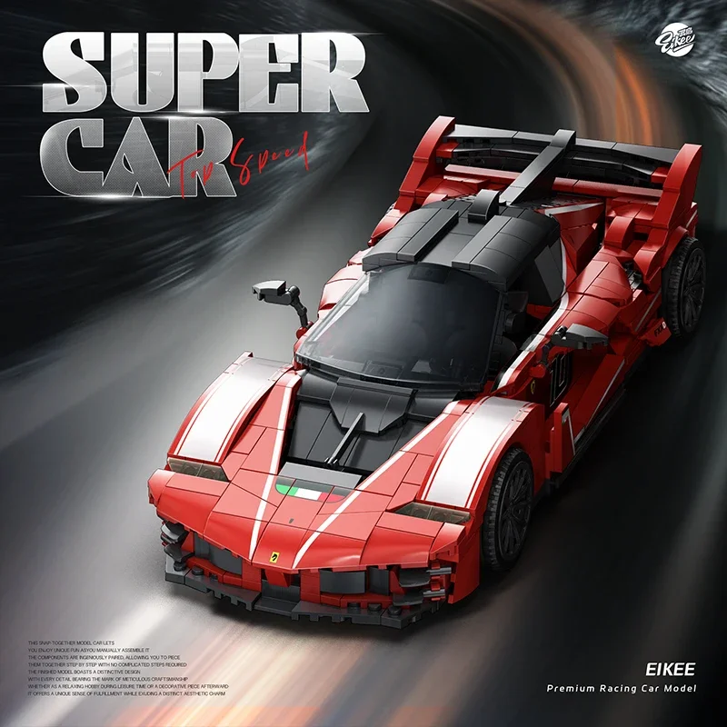 FXX K Evolution Super Sports Car Building Blocks Toy, Race Car Model Kits, Birthday Gifts for Kids Boys Adults Collection