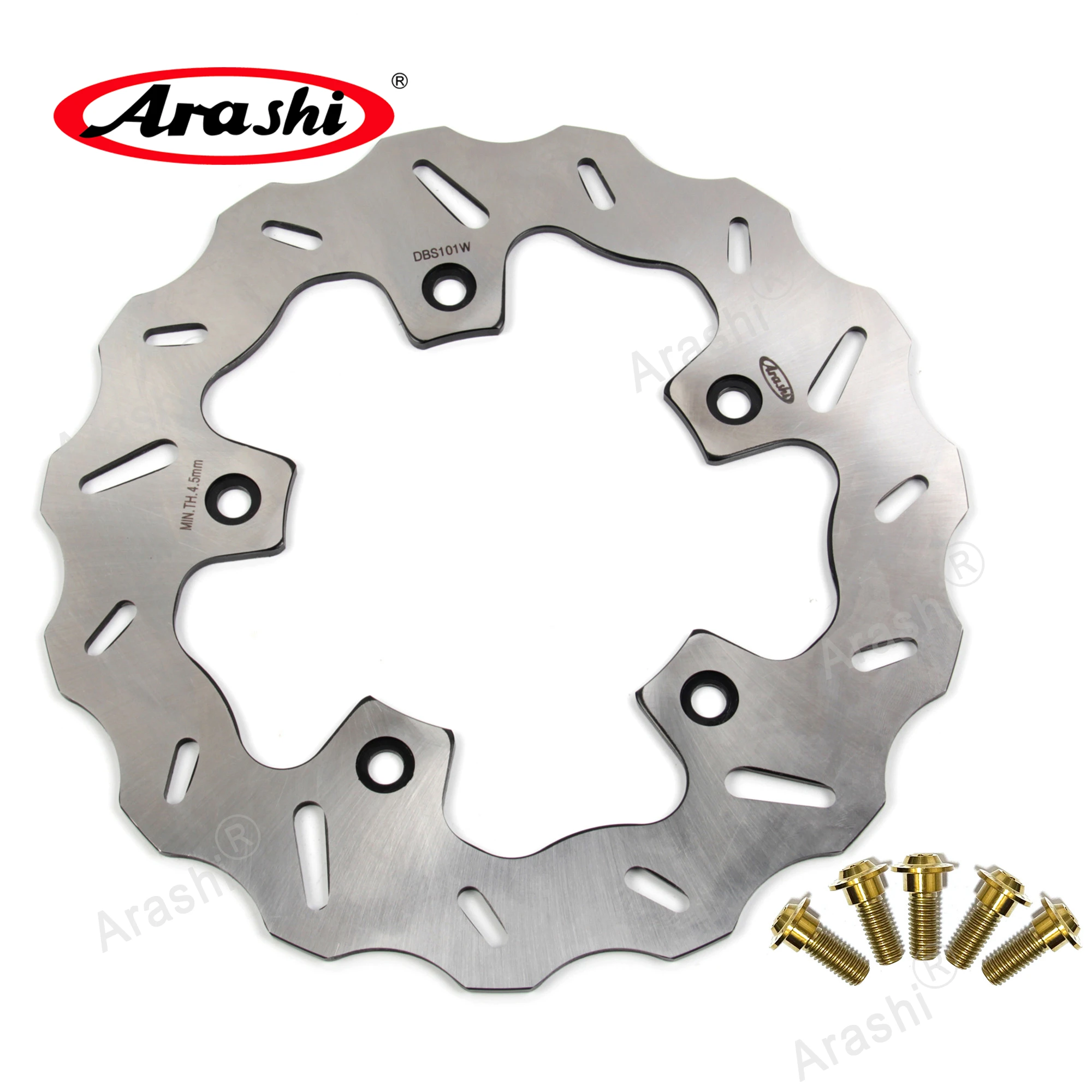 282mm Rear Rotor For Yamaha TMAX 530 2004 2005 2006 2007 XP TMAX 530 ABS 2012-2018 2017 2016 2015 Arashi Rear Brake Disc Disk