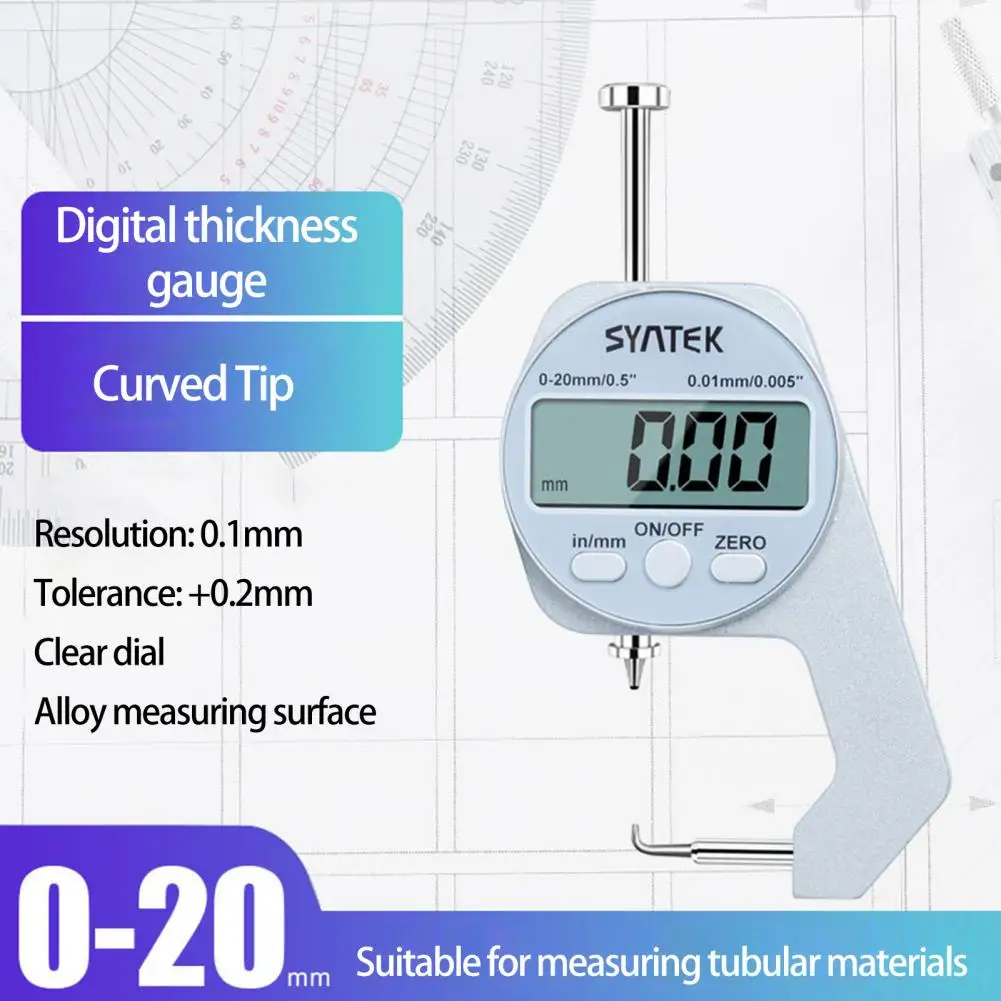 

Thin Metal Micrometer Practical Small Size Long Life Span Pointer Type Thin Metal Micrometer for Laboratory