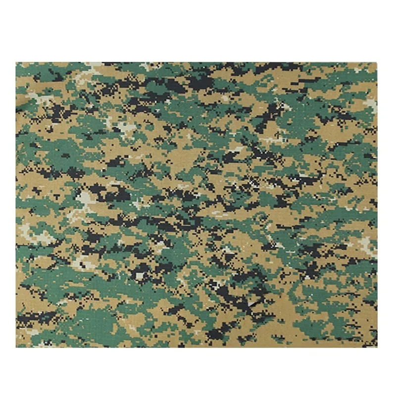 US Camouflage Fabric CQB USMC TC Plaid Polyester Cotton Cloth