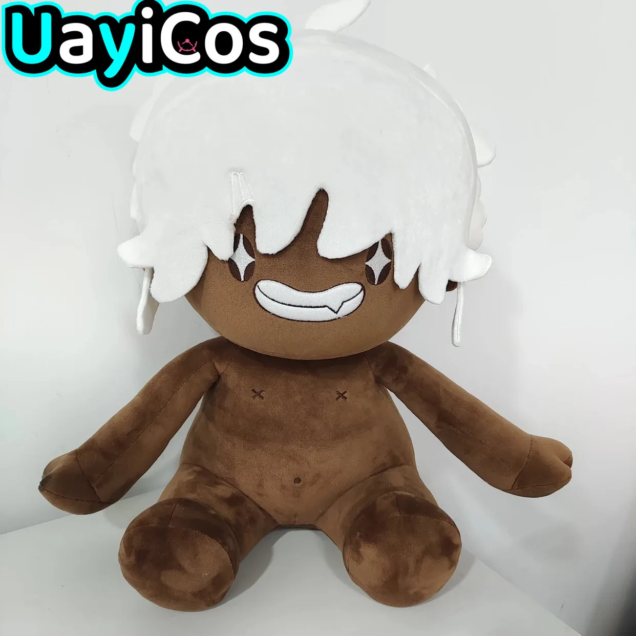 

Original Handsome Cool Monster White Hair Boy No Attributes Stuffed 40cm Dark Plushie Plush Pillows Cotton Doll Body Anime Toy