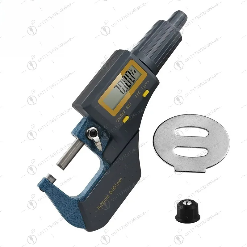 Reliable Digital Outside Micrometer Gauge,0‑25mm Range 0.001mm Resolution Electronic Screw Micrometer For Wall Thickness Testing