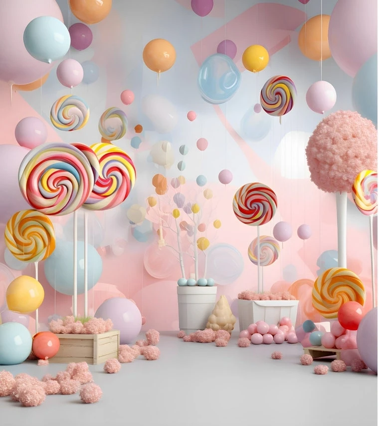 

Sweet Candy Land леденец воздушные шары фоны высокого качества компьютерная печать принадлежности для вечеринок фоны для фотостудии