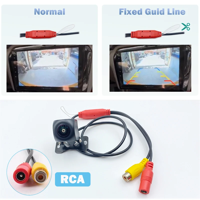 170º CCD Car Rear View Reversing Parking Backup Camera 5V 6V 8V 12V Operating voltage Waterproof Night Vision
