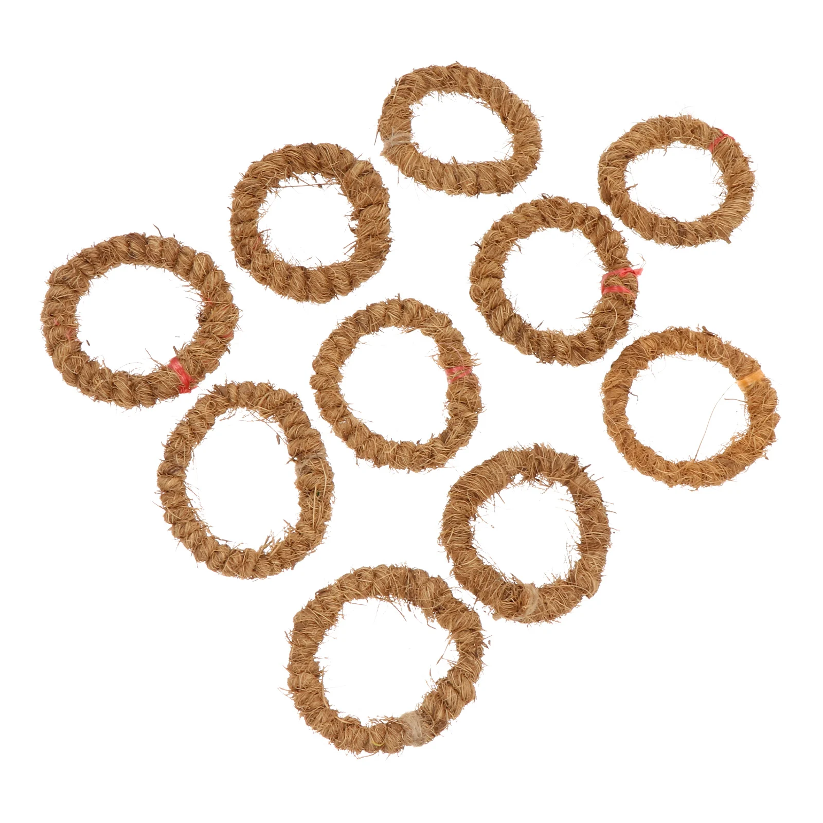 

Coconut Coaster Natural Insulation Pad Decorative Mat Ring Home Table Protector Non Slip Bowl Mats Long Lasting Use Creative