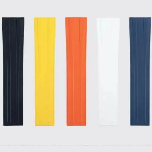 Bracelet de montre en caoutchouc fluoré 20mm pour Seiko Oemga IWC Tissot Longines boucle papillon à dégagement rapide FKM coupé aux tailles bracelets de montre