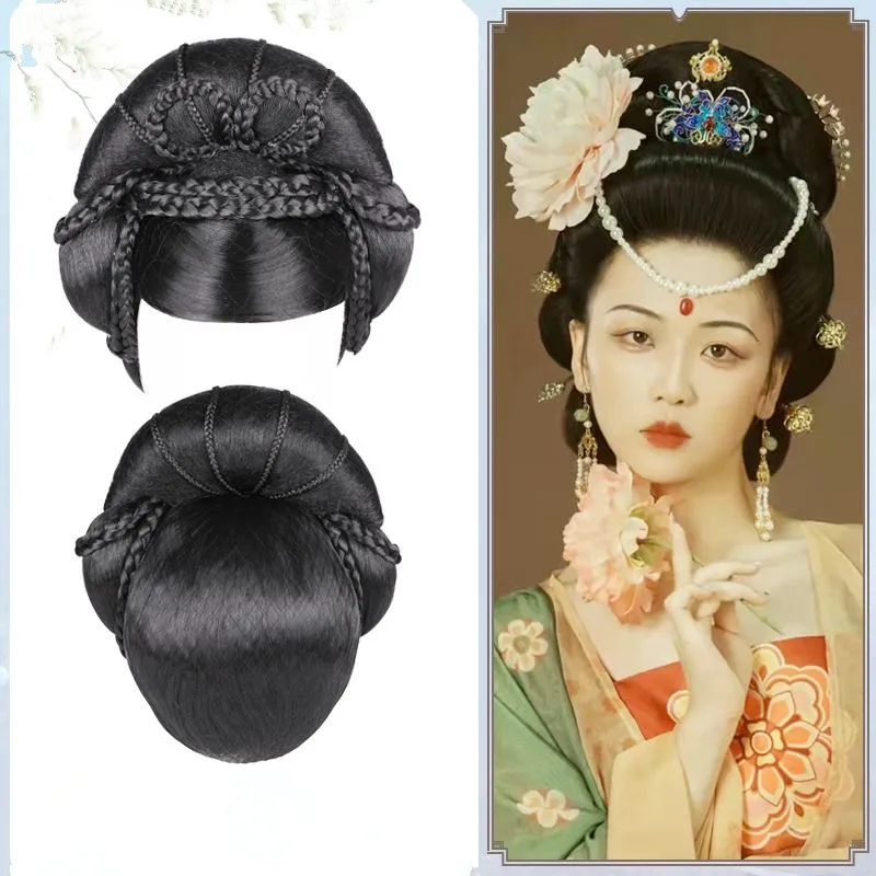 high-temprature-material-ancient-tang-dynasty-hair-product-integrated-easy-to-wear-empress-princess-cosplay-headwear-tv-movie