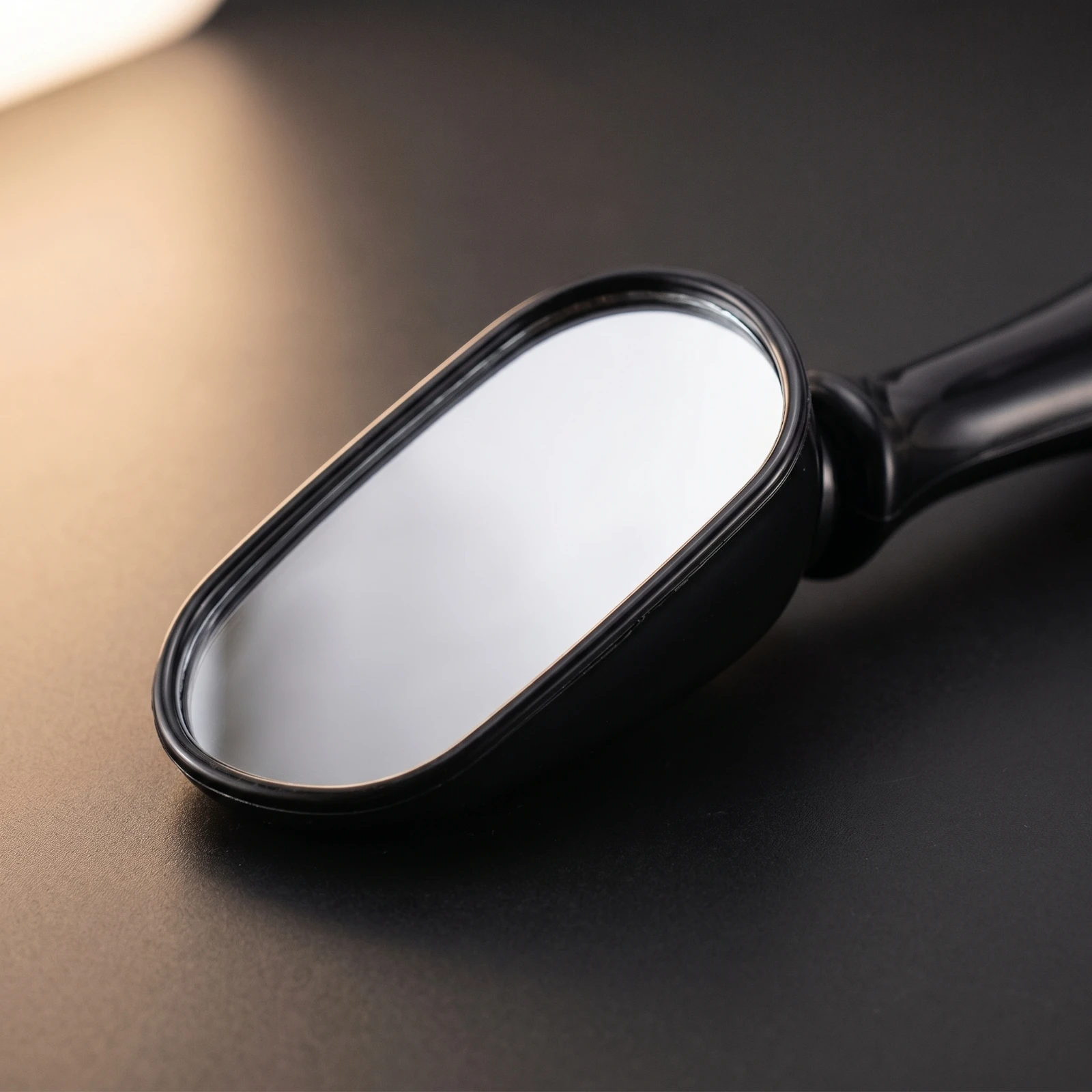 Motorcycle Mirrors with Mounting Plates Tapered Motorcycle Rearview Mirrors Rear View Mirror Easy to Install Compact